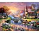 Castorland puzzle 3000 dílků - Kostel v záři slunce