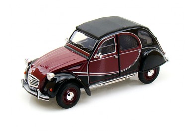 Welly Citroen 2CV 6 Charleston Burgundy 1:24