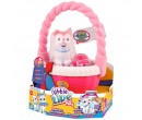 Cobi LITTLE LIVE PETS Mluvící štěňátko v koši - Růžové