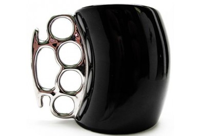 Gangsta drsný hrnek, Černý