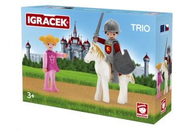 EFKO IGRÁČEK TRIO - Princezna, rytíř a bílý kůň