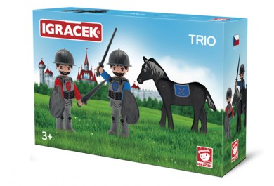EFKO IGRÁČEK TRIO - Dva rytíři a černý kůň