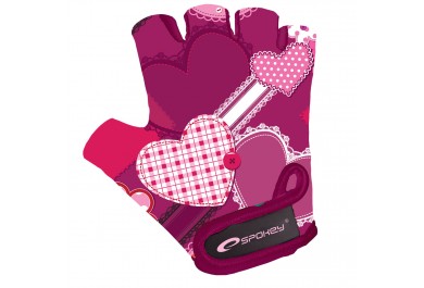 Spokey Heart Glove Dětské cyklistické rukavice XS (16 cm)