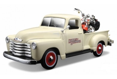 Maisto Harley Davidson Chevrolet 3100 Pickup FLSTS Heritage