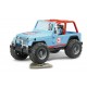 Bruder 2541 Jeep Cross Country s figurkou modrý