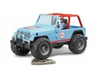 Bruder 2541 Jeep Cross Country s figurkou modrý