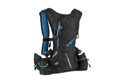 Spokey SPRINTER Sportovní, cyklistický a běžecký voděodolný batoh, 5 l, modro-černý