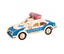 Woodcraft dřevěné 3D puzzle - skládačka Policejní auto