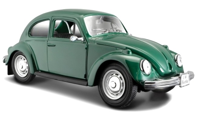Maisto Volkswagen Beetle (1973) Zelený 1:24