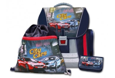 Emipo Školní batohový set City Cars 3-dílný