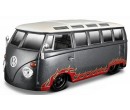 Maisto Volkswagen Van Samba Šedý 1:24