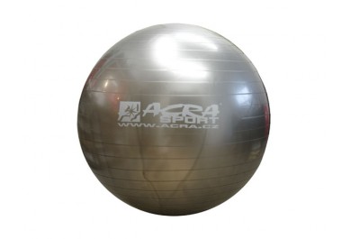 Gymnastický míč (gymbal) 85 cm - Stříbrný