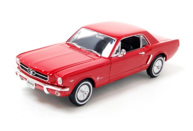 Welly Ford Mustang Coupe 1964, Červený 1:24