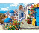 Castorland puzzle 2000 dílků - Jaro na Santorini